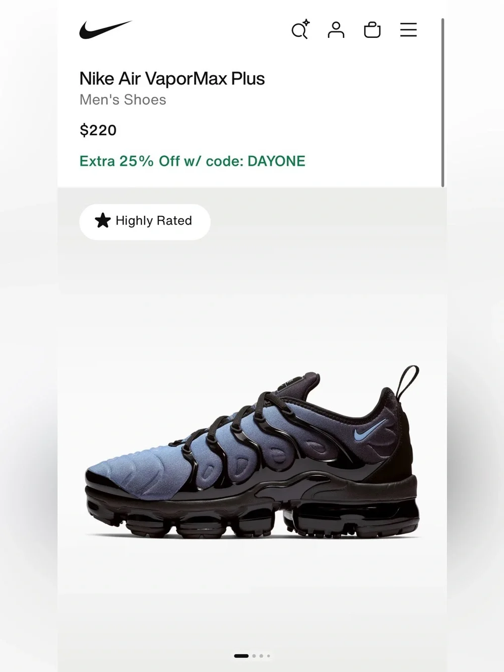 Nike Mens VaporMax Plus